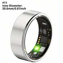 MixtataDi Smart Ring, New Smart Ring With Charging Compartment, Fitness, Steps, Distance, Calories, Sleep, Exercise, Compatible With For Iphone Android, Remote Photo Control, Ultra Low Power Consumption, Stylish And Comfortable Gift Option - 彩色 - 查看 23