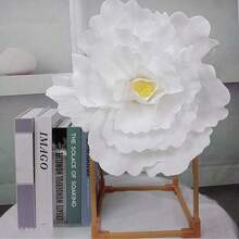 1pc Giant Rose Flowers,Huge Artificial Flowers,Velvet Peony Fake Flower,Creative Gift Handmade Rose For Wedding Anniversary, Valentine's Day, Mother's Day Wedding Display - Multicolor - View 3