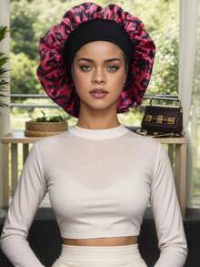 1 pieza Gorro de satén para dormir