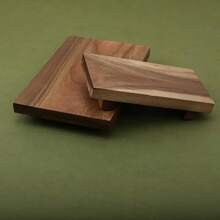 1pc Rectangular Wooden Sushi Tray With Base, Wooden Cooking Rack, Sashimi Sushi Platter, Suitable For Home Kitchen, Restaurant, Hotel, Kitchen Utensil Accessory