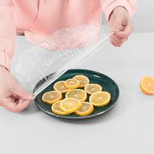 100 قطعة / 400 قطعة أغطية بلاستيكية مطاطية للأطعمة، أغطية قابلة للتعديل والتمدد للأوعية، غلاف أطعمة للمطبخ، ألوان متنوعة، لتخزين البقايا بأمان