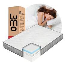 Lumo Home Colchon Matrimonial Premium 23cm De Grosor Memory Foam 7 Capas Transpirable Colchón En Caja Antiácaros E Hipoalergénico -aislamiento Avanzado Del Movimiento Para Un Sueño Tranquilo - Blanco - Ver 1