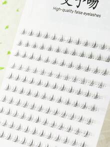 10 Packs, 120pcs/Pack, 0.05mm Thickness (6mm Length) Drooping Eye Lash Clusters, DIY Handmade Eyelashes, Cartoon Sweet Style, Manga Big Eyes Cute, Cosplay, Reusable, Suitable For Halloween, Daily Wear, Dates, Great Gift For Women Lash Clusters,Eye Lash Clusters,Individual Eyelashes,Lashes,Fake Lashes