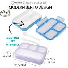 Lunch Box - Blue Purple - View 3