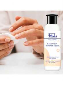 Nail Polish Remover - 2 In 1 Formula Slip Solution For Poly Nail Gel Nails And Gel Nail Polish Remover 75ml Anti-Stick Nail Cleanser Gel Nail Remover Poly Extension Nail Liquid Shaping Liquid