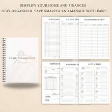 1PC ADHD Home Management Binder – Cute Pink Design With Cleaning Schedules, Habit Trackers & Meal Planners | Life Organization Kit For Neurodivergent Women, Busy Moms & Clutter-Free Households