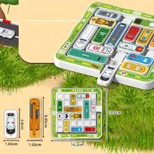 Children's Intellectual Maze Challenge Puzzle Toy, Huarong Road Car Jigsaw, Logic Thinking Board Game For Party - Car Huarong Road Jigsaw Puzzle - View 3