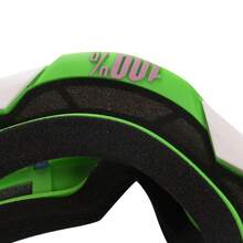 Motorcycle Goggles, Adjustable Strap Windproof Scratch Resistant Ventilated For Sports Cycling Snowboard - 白色 - 查看 3