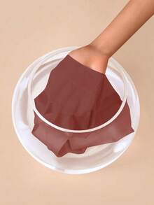 Aofeiqike 6pcs High Quality European & American Style Plus Size Women's High Waist Sexy Seamless Briefs, Breathable Ice Silk Soft Comfortable Hipster Panties - Multicolor - View 7