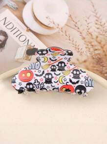 1pc Halloween Fashion, Funny And Unique, Grab The Back Of A Girl's Head With A Hair Claw, A Festive Hair Accessory Hair Accessories Fashion Claw Clips Ladies Hair Clamps Casual Hair Jaw Clip Autumn Accessories Festival Accessories Fall Hair Clips Winter Decor For Vacation Outfits Woman