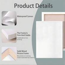 Set de 1 pieza/3 piezas Impresiones de arte de pared de lienzo con diseño de texto de moda moderno, "Chicas escuchando ", regalo único y original, muy adecuado para decoración de sala, baño, dormitorio, estudio, pasillo, oficina, apartamento, Sin marco/Enmarcado