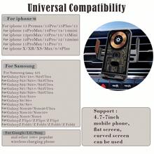 SUONEE Kabelloses AutoHandy-Ladegerät, Halterung, Ständer, 15 W, Schnellladung, automatische Klemmung, Lüftungsschlitz, Autozubehör für iPhone 16 SE 15 14 13 12 11 Xs Max XR S25 S24 S23 S22 S21 S20 S10+ S9 Note 20 Note 10, kabellose FunktionsHandy