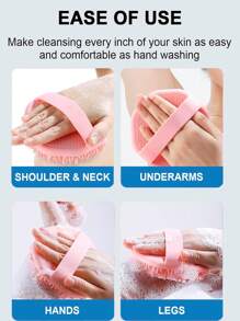 1pc Polygonal Silicone Whirlwind Shower Brush, Portable Massage Brush, Shower Brush, Shower Brush, Shampoo Brush,Silicone Body Scrubber, Exfoliating Body Wash Scrubbers Exfoliator, Shower Body Brush For Effective Showering Exfoliation And Gentle Massage