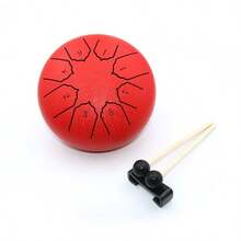 3 英寸 6 音和 6 英寸 8 音空灵舌鼓、迷你手鼓、口袋鼓、打击乐器、便捷乐器、圣诞节、万圣节、节日派对礼物 - 彩色 - 查看 15