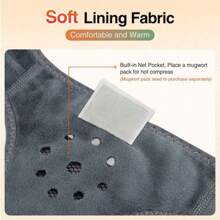 Hailicare Wireless Neck Heating Pad, Vibration Massage, Used For Neck And Shoulder Discomfort, Neck Heater, Portable Neck Massage, Good Gift For Autumn And Winter Seasons, Christmas Gifts, Birthday Gifts