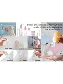 11 Pack Travel Toiletries Bottles Leak Proof Design Portable Ease Your Vacation