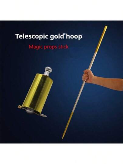 2025 Neu | 1 Stück | Teleskopschlagstock, Stahl ausziehbarer Schlagstock | Schal zu Schlagstock Trick | Metall Stahl Schlagstock Zauberrequisit | Sun Wukong Bühnenauftritt | Geburtstagsgeschenk | Urlaubsgeschenk | Halloween Geschenk | Weihnachtsgeschenk