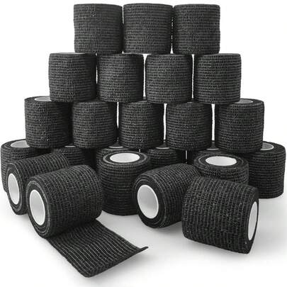 7卷自粘绷带，透气运动胶带，自粘运动绷带（白色）