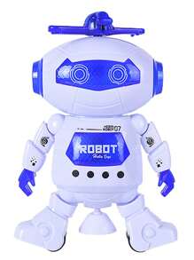 Chodzące zabawki-roboty dla dzieci - 360° obracający się, tańczący robot z migającymi światłami LED i muzyką, inteligentny interaktywny elektroniczny robot dla dzieci, chodząca zabawka dla małych chłopców i dziewczynek