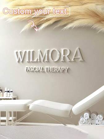 Customized 3D Acrylic Salon Sign | Personalized Beauty Studio Logo Wall Letters, Mirror, Matte Or Brushed Finish Options - Easy Installation, Suitable For Room Decor, Christmas Decor, Home Decor, Indoor Christmas Decor, Christmas Decoration, Christmas, House Decor, Home Decor, Christmas Letters, Multipurpose