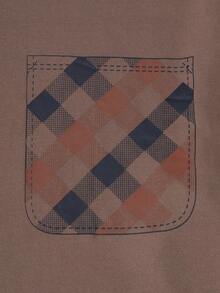 4pcs Men's Long Sleeve Pajama Set, Plaid Print Loungewear Suit - Multicolor - View 4