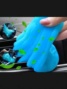 1pc Reusable Car Cleaning Gel - Suitable For Interior Cleaning, Keyboards, Calculators And Other Multi-Purpose Cleaning Uses, Reusable Car Cleaning Gel Set, Includes Built-In Keyboard Vent Cleaner, Interior Cleaning Tool And Men's Garage Storage & Organization Gift, Car Cleaning Gel Detailing Filler, Car Detailing Tools, Car Interior Cleaner, Slime Car Accessories, Car Kit, Keyboard Cleaner. (Random Color & Style)