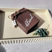 قطعة واحدة من مجموعة كتب زخرفية خشبية، كتب مزيفة ريفية بلون أبيض وأسود مشوه مزينة بخرز وشرابات، مصنوعة يدويًا من خشب الأرز مع شعارات إلهامية، بشكل مستطيل قابل للتثبيت، مناسبة لطاولة القهوة والمدفأة والرف والصينية وغرفة المعيشة ومكتب المنزل والمكتب والدراسة والرف الكتب والعرض على الطاولة، هدية عيد الميلاد والزفاف والاحتفال بالمنزل الجديد، بطراز قديم وحديث وبسيط وفني ديكو، ديكور منزلي عام - متعدد الألوان - مشاهدة 14