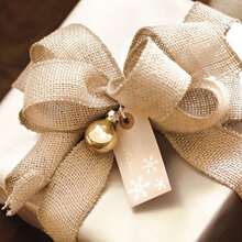 2/10M Jute Linen Ribbon Fabric Burlap DIY Gift Wrapping Jute Tablecloth Handmade Gifts Wedding Party Decoration, DIY Crafts Wrapping Costume Accessories