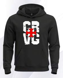 Vasco Da Gama Giant Of The Hill  Sweatshirt Cruzmaltino Team Hoodie - 黑色 - 查看 1