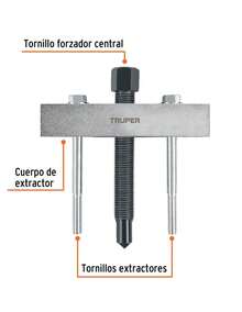 Gear And Threaded Hole Extractor, Truper - Dark Grey - View 2