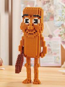 畅销意大利 Brainrot 活动玩偶积木、Tralalero Tralala 玩偶玩具，配有 Tralalero Tralala 积木、Tung Tung Tung Sahur 积木、Brr Brr Patapim、Brainrot Meme Shark 收藏动物玩偶礼物，适合粉丝玩具，适合女孩和成人 - 彩色 - 查看 11