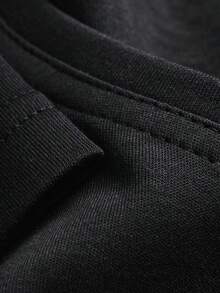 Men's Geometric Mountain Print Casual Short Sleeve T-Shirt Street Fashion - màu đen - Xem 8