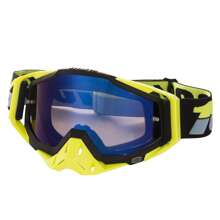 Motorcycle Goggles, Adjustable Strap Windproof Scratch Resistant Ventilated For Sports Cycling Snowboard
