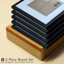 1/3/5pcs High-End Exquisite Picture Frames For Gift, Extraordinary Texture Photo Frames Set, Matte Black Surface, Made Of High Quality PVC Material, Far Superior To Other Frames In Quality, Real Shoot, What You See Is What You Get ,Multi Collage Gallery Photo Frames, Exquisite Square Picture Frames For Wall, Portrait Frame For Photo Wall, Diamond Painting Picture Frame, 12x16/11x14/8x10/8x8/5x7/4x6-Inch, 30x40/30x30/20x25/20x20cm - Matte Black - View 11