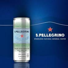 S.Pellegrino Sparkling Natural Mineral Water, Unflavored, 11.15 Fl. Oz (Pack Of 24) - 藍色 - 查看 4