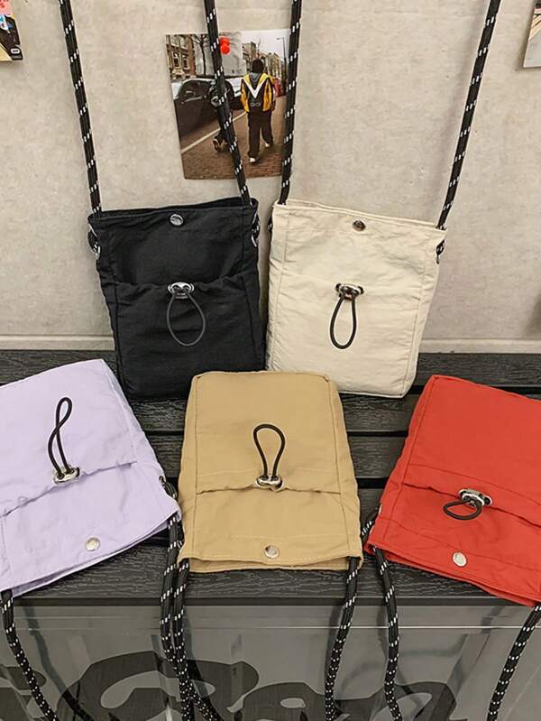 Fashionable Korean Version Japanese Ins Small Fresh Crossbody Bag Cute Student Small Square Bag Shoulder Bag