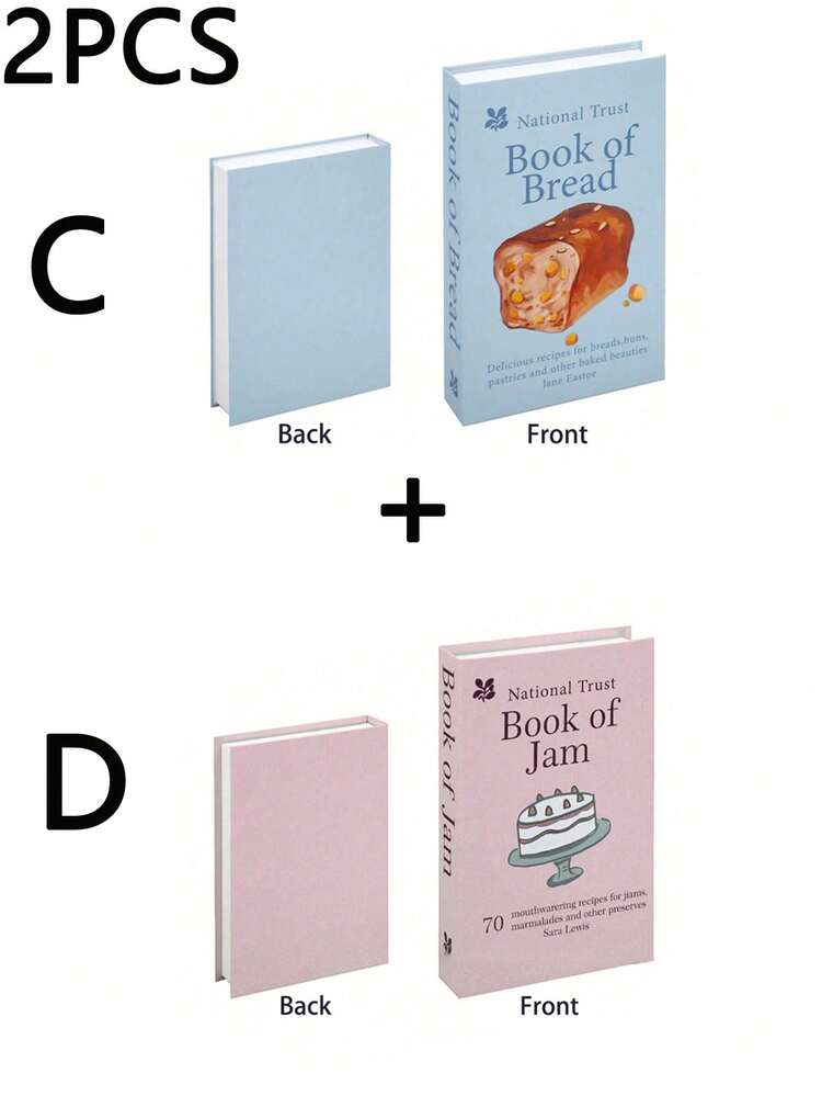 1pc/2pcs/3pcs Foldable Decorative Book, Modern Minimalist Decorative Books, Home & Office Bookshelf Decor Fake Books, Designer Inspiration Photo Props, Suitable For Home, Office, Hotel, Cafe, Store, Live Streaming Bookshelf, Handmade Accessory Display Stand, TV Cabinet, Office Desk, Cabinet Gifts Birthday Graduation - Cakes and Desserts - View 17