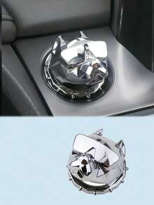 Nắp công tắc đánh lửa hình chó Bulldog - Nắp bảo vệ nút khởi động một chạm bằng hợp kim kẽm bền chắc, chống trầy xước, thời trang, trang trí nội thất xe hơi, phù hợp với hầu hết các loại xe sedan, SUV và xe tải, phụ kiện trang trí xe và cá nhân hóa. - Nhiều màu - Xem 15