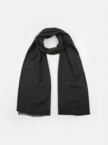 1pc Women's Solid Color Lightweight Silky Feel Large Size Travel Photography Simple Fashion Scarf Shawl Wrap