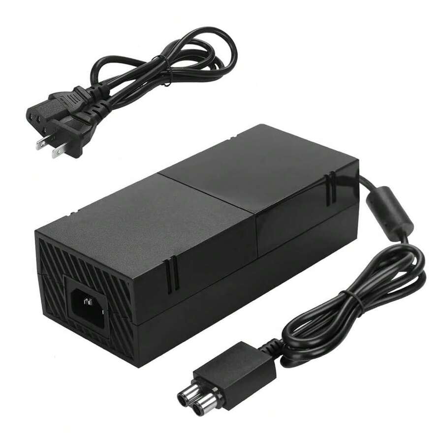 Power Supply For X-Box One – AC Adapter Replacement Charger For X-Box One With Cable, X-One Power Brick Advanced Quiet Version 100-240V - US A Type Plug(110-127V) - View 1