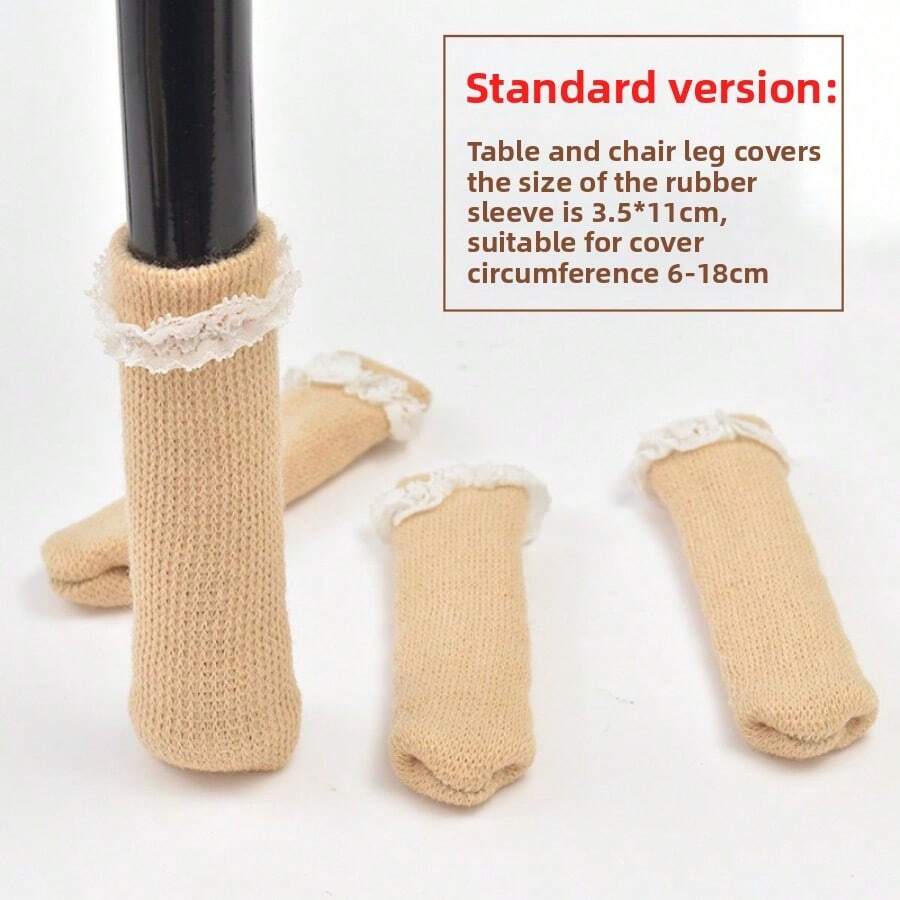 Chair Leg Floor Protectors, 4 Pieces Chair Socks For Hardwood Floors, Non-Slip Furniture Socks To Avoid Scratches And Reduce Noise, High Elasticity Bar Stool Leg Covers Furniture Pads