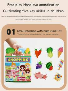 Reusable Sticker Books For Kids, 6 Sets Travel Removable Toddler Sticker Books For 3 4 5 Year Old Girls Boys Birthday Gifts Educational Learning Toys - Ocean & Zoo Animals