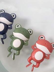 1PC Fun Swimming Frog Bath Toy,Frog Swimming Water Play Toy,Parent Child Interactive Games,Prepare A Perfect Birthday Water Play Gift For Children,Collapsible Beach Toys,Outdoor Water Play,Water Pool - Multicolor - View 8