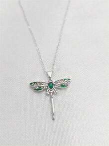 1 pièce Collier pendentif de libellule de style bohème élégant et coloré, convient comme bijou quotidien, de fête ou de voyage pour femme