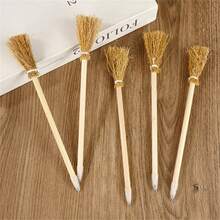 10 pezzi Decorazioni di Ognissanti, matite a forma di scopa da strega, penne per scrivere e dipingere, regali e premi per feste di Ognissanti - Multicolore - Visualizzare 11