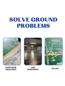 三合一环氧地坪漆，水性树脂地坪漆，适用于家庭、车库、游泳池