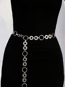 1 Peça Corrente de Cintura Oca Feminina, Acessório Versátil e de Alta Qualidade, Adequado para Uso Diário, Festa de Aniversário, Vestido de Casamento, Decoração de Cintura no Outono, Halloween