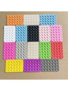 1个硅胶吸盘手机壳支架,吸盘手机支架,Octobuddy,粘性手机支架,适用于智能手机 - 彩色 - 查看 4