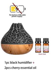1 pièce Diffuseur d'arôme électrique domestique, humidificateur pour chambre à coucher, veilleuse, diffuseur d'aromathérapie à brouillard froid ultrasonique, convient pour la maison, la chambre à coucher, le yoga, le bureau, la rentrée scolaire, Halloween, Noël