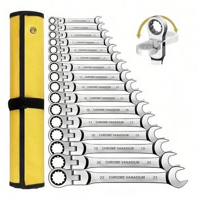 1 Stück Ratschenschlüssel-Set, beinhaltet verschiedene Mini-Schraubenschlüssel, 1 Stück, günstiger Preis, bester Wert, Autoreparatur-Werkzeug, Heimwerker-Werkzeug